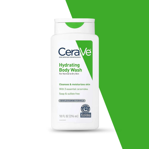CeraVe Hydrating Body Wash For Normal to Dry Skin 296 ml