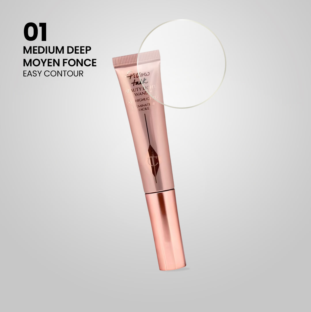 Charlotte Tilbury Beauty Light Wand Blush,Highliter and Contour Tube
