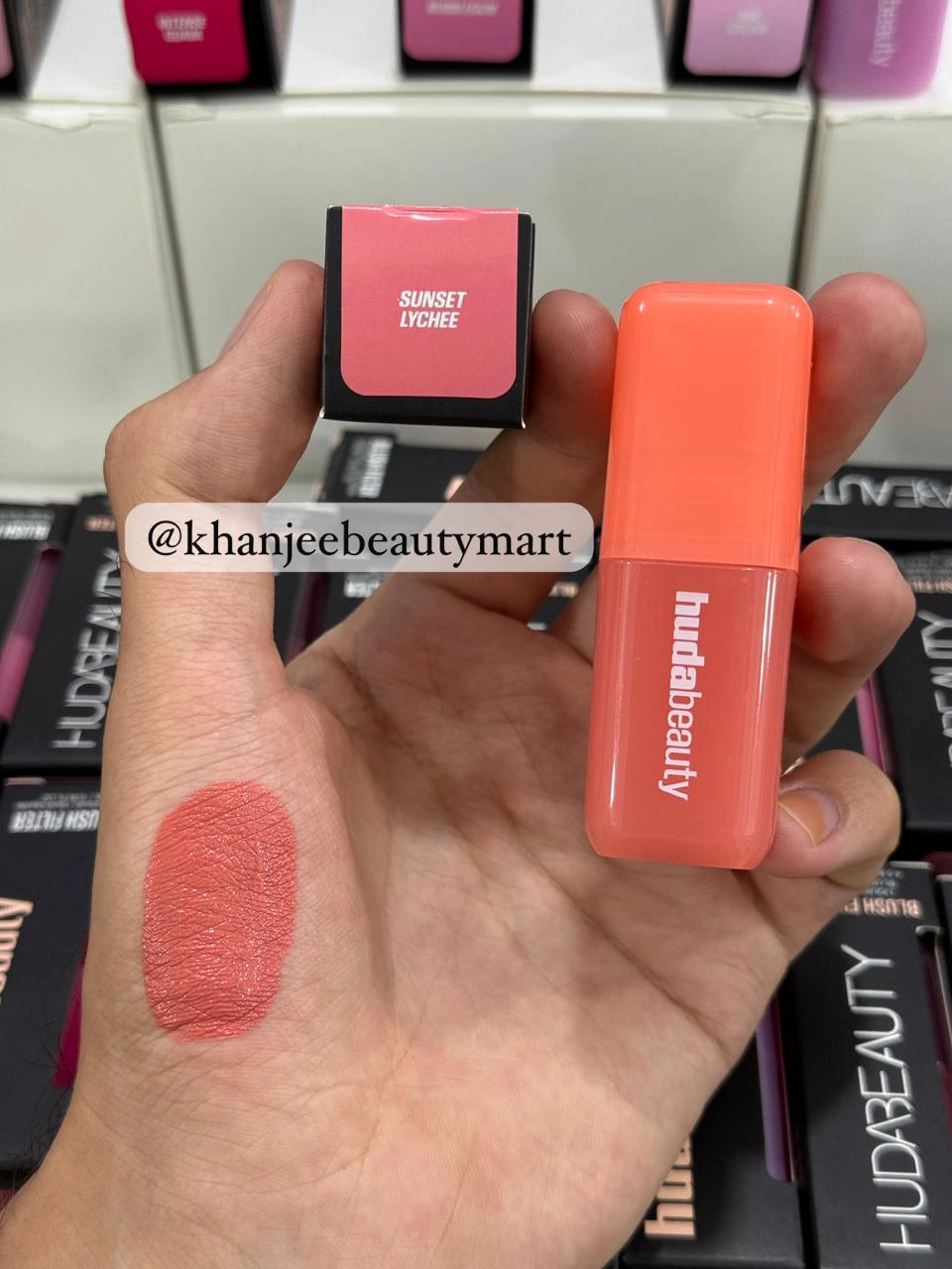 Huda beauty Iiquid Blush 6 shades