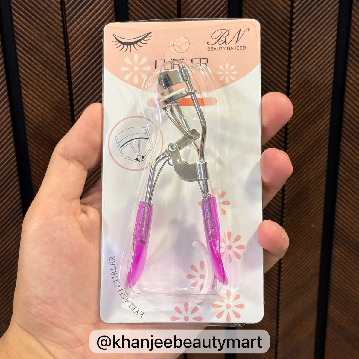 Beauty Nakeed BN Professional Eyelash Curler with Ergonomic Purple Handles