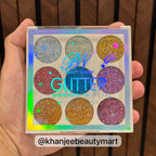 Beauty Nakeed Diamond Palette Glitter – 9 Colors Glitter Eyeshadow & Face Palette