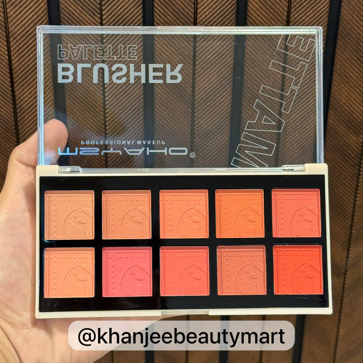Meis Professional Makeup Matte Blusher Palette – 10 Colors Blush Palette