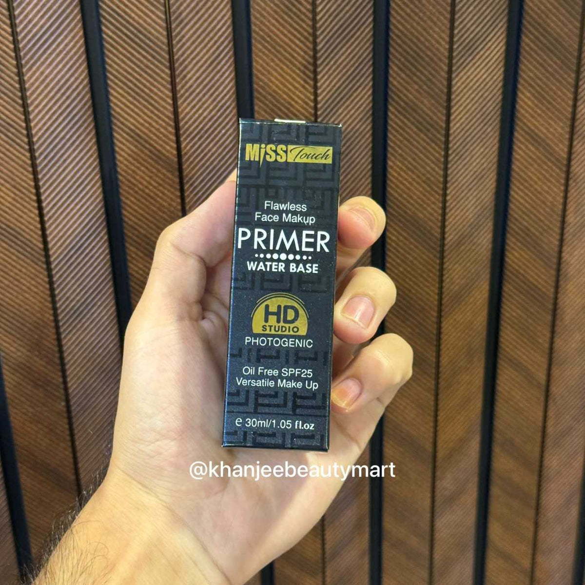 Miss Touch Flawless Face Makeup Primer Water Base Oil Free SPF25 – Smooth & Lightweight Primer