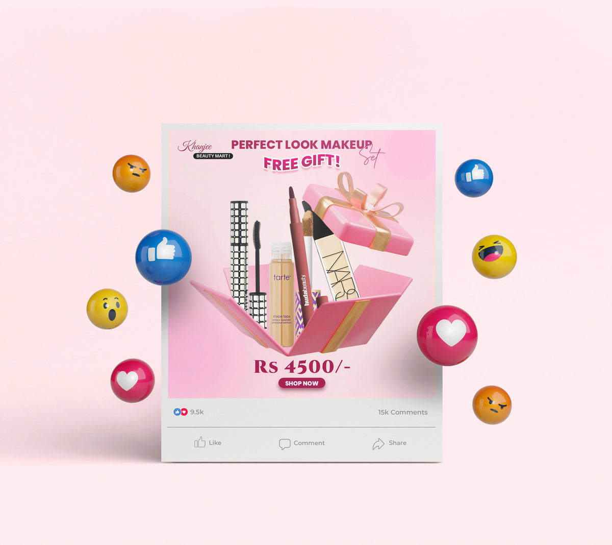 PERFECT LOOK MAKEUP 𝒮𝑒𝓉 FREE GIFT