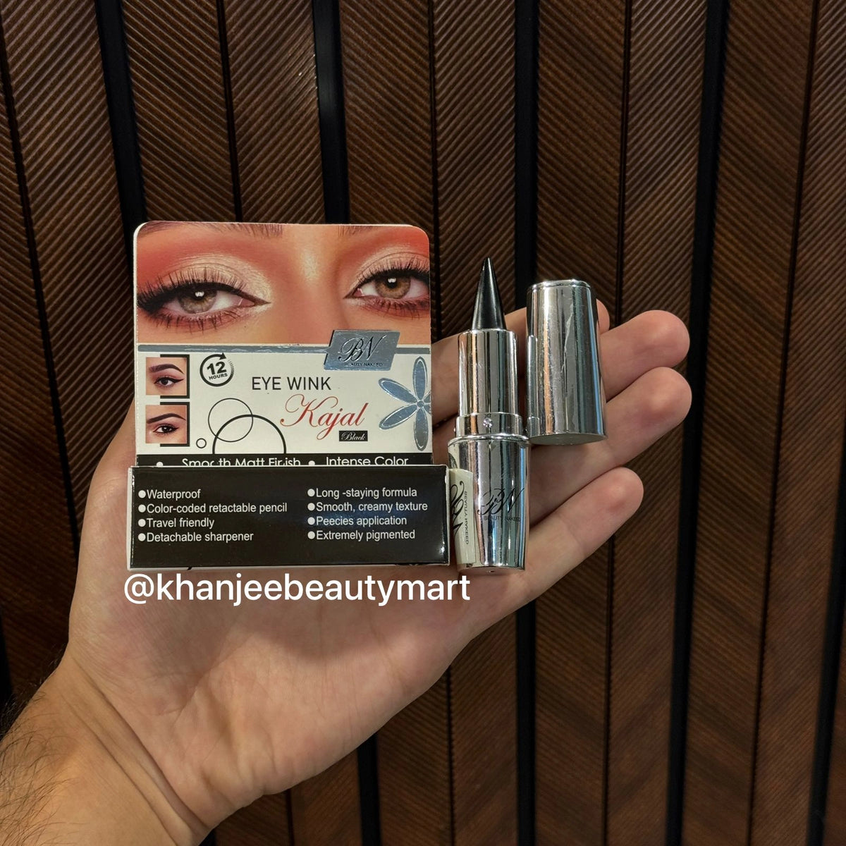 BN Eyewink 12 Hours lasting Waterproof Boack Kajal