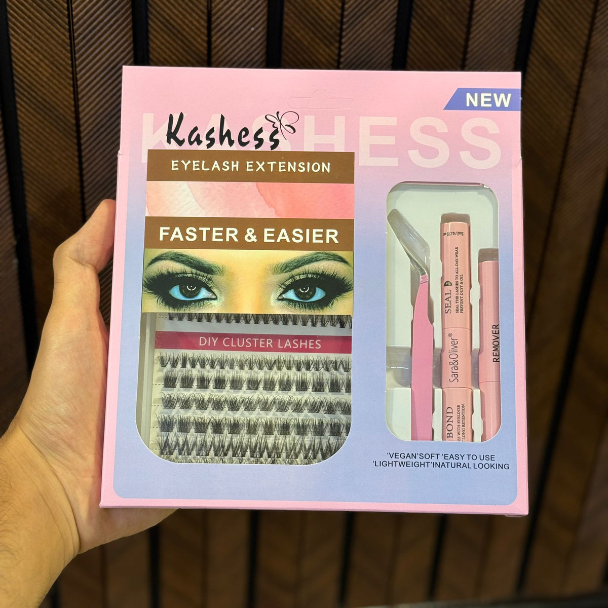 Kashees DIY Cluster Eyelash Extension Light weight Natural looking