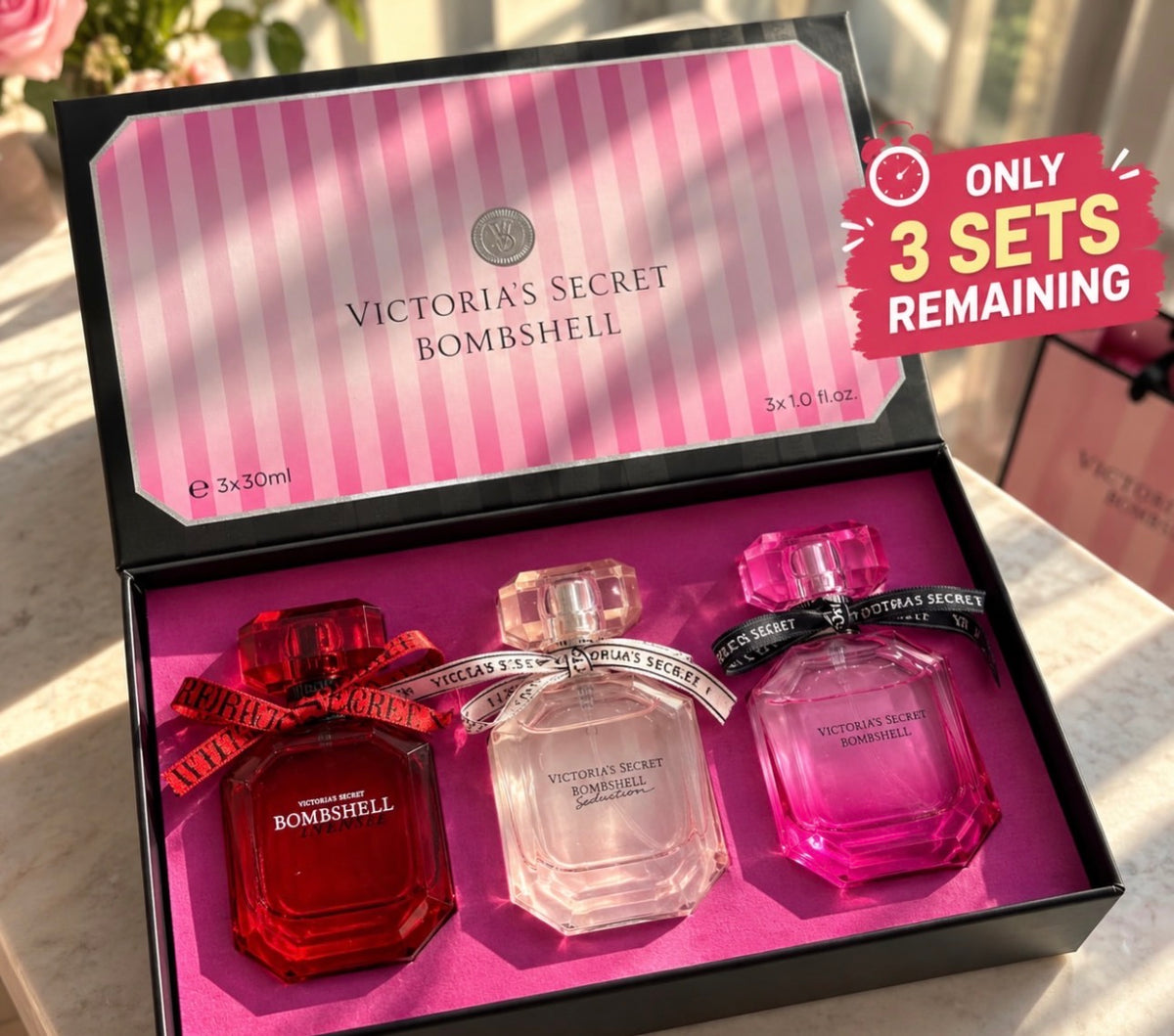Victoria Secret Bombshell 3pc Gift Set