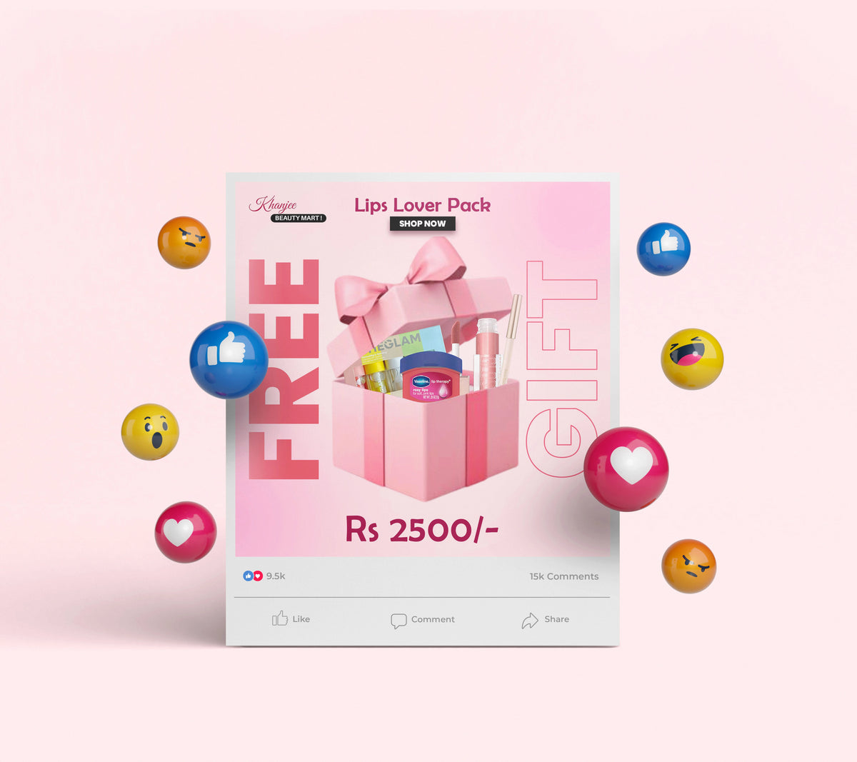 LIPS LOVER PACK FREE GIFT