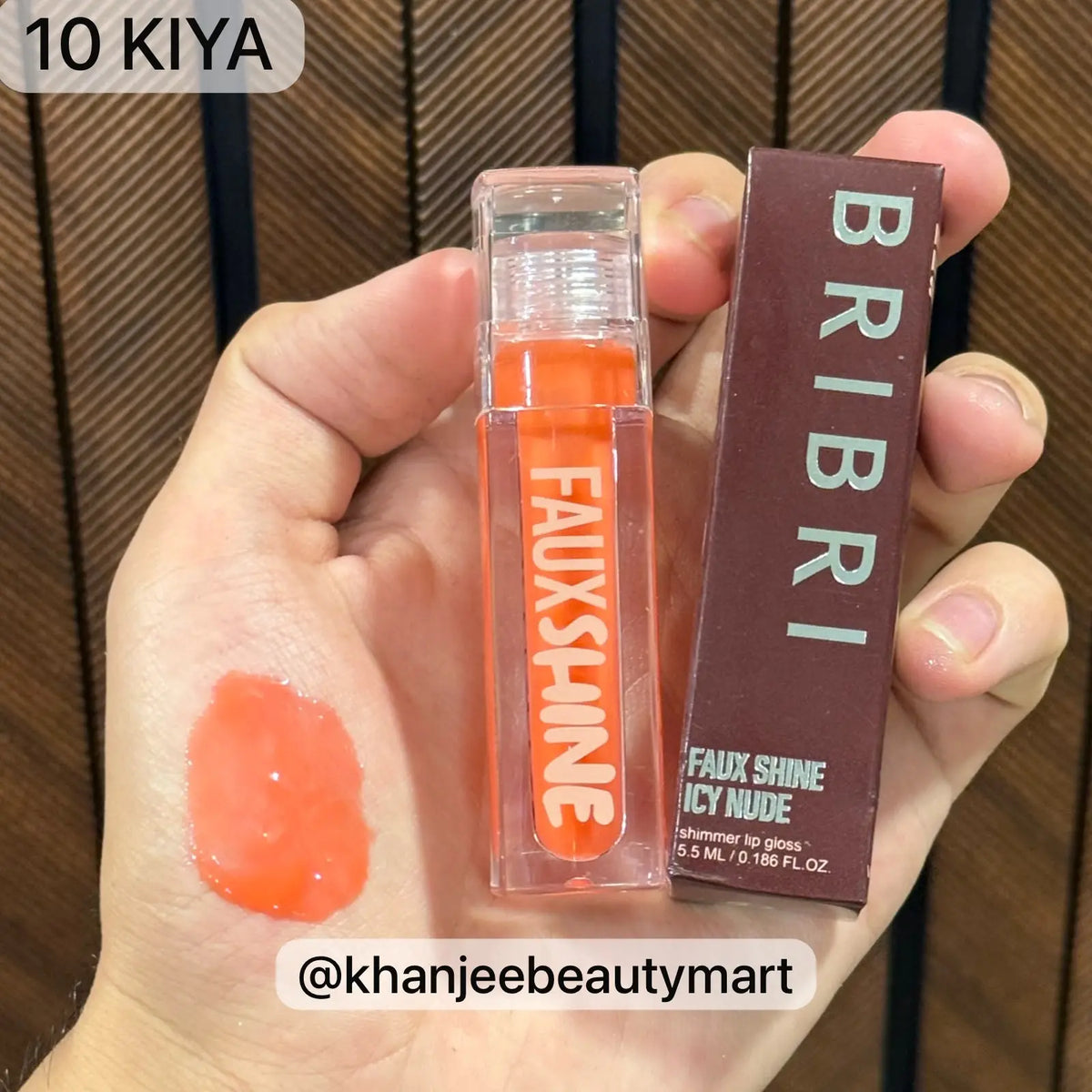 BRIBRI FAUX SHINE Shimmer Lip Gloss Collection