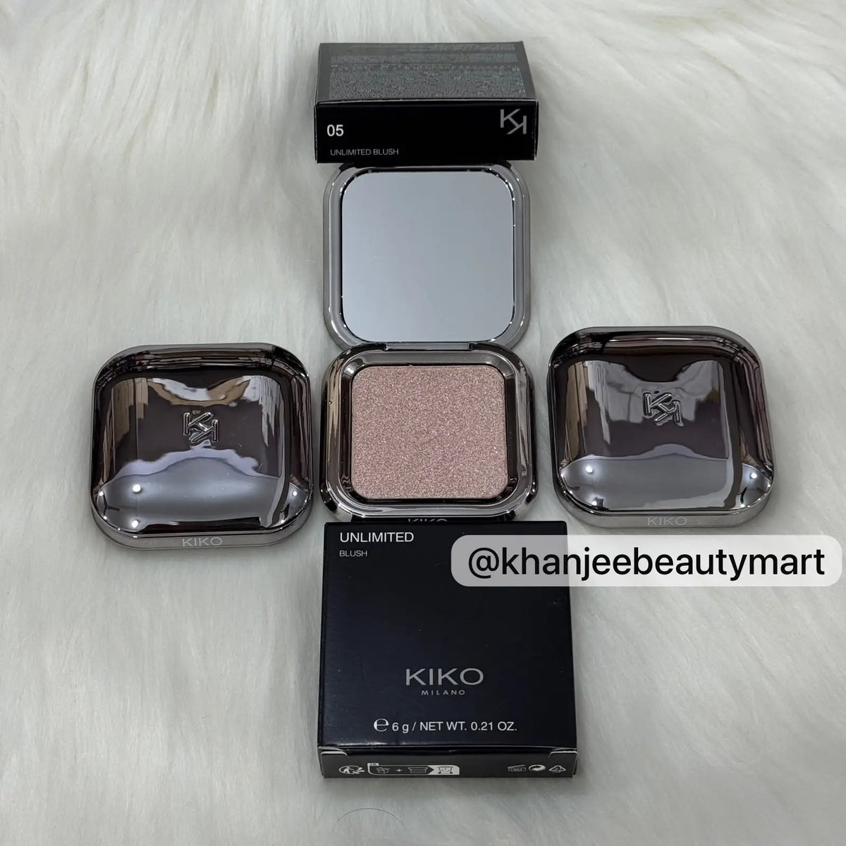 KIKO Milano Unlimited Blush Complete 6-Shade Long-Lasting Powder Blush Range