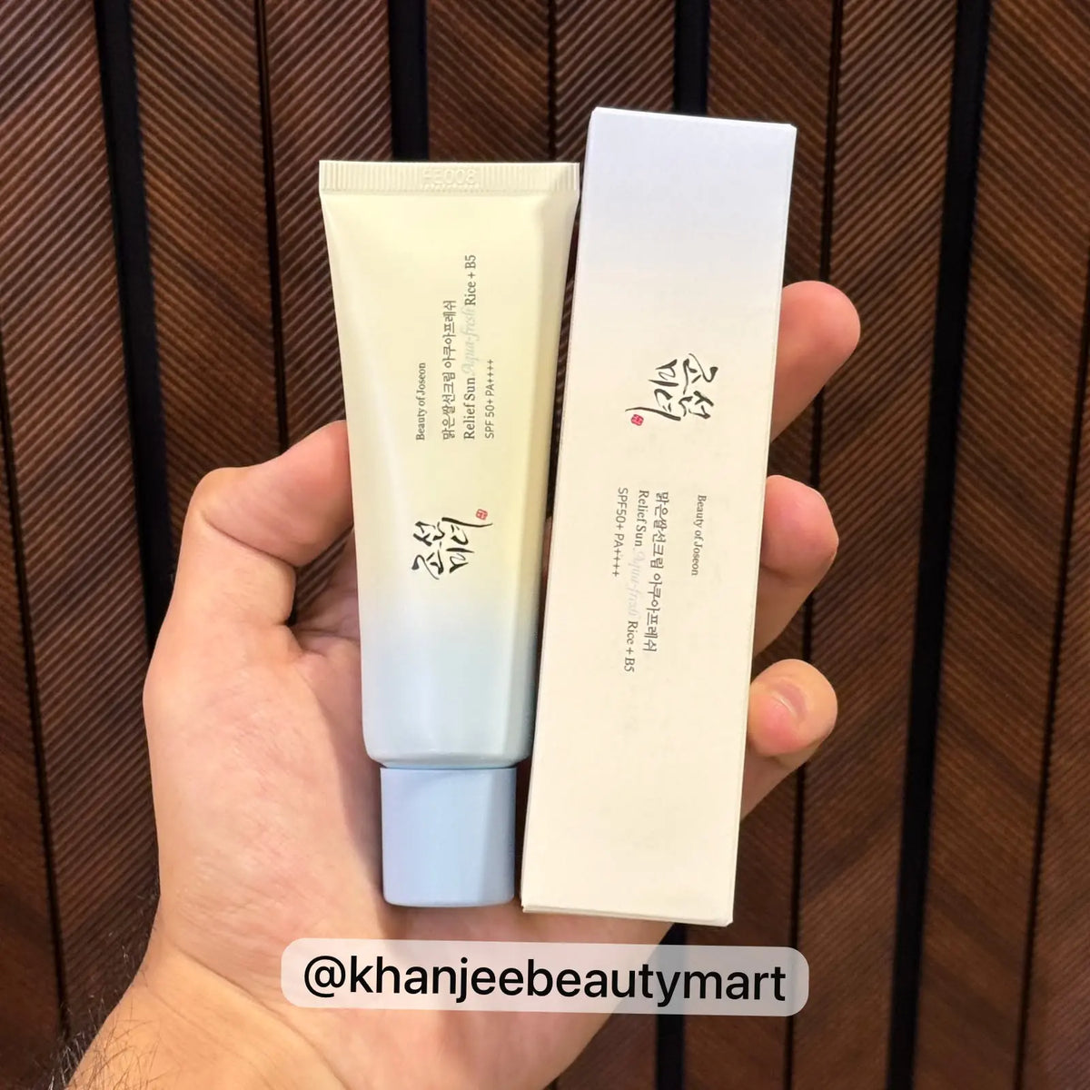 Beauty of Joseon Relief Sun: Aqua-fresh Rice + B5 SPF 50+ PA++++