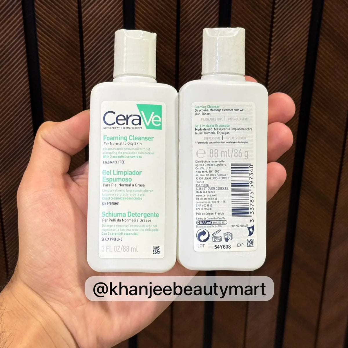 CeraVe Foaming Cleanser For Normal to Oily Skin