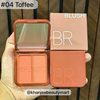 BRIBRI Matte & Shimmer Blush Duo Compact Quad (Multiple Shades Available)