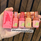 DoDo Girl Cream Lip Gloss Keychain Set (4 Shades Available)