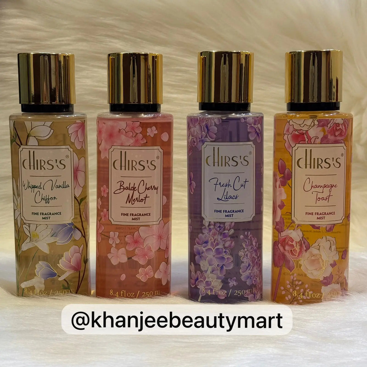CHIRS'S Whipped Vanilla Chiffon Fine Fragrance Body Mist (250ml / 8.4 fl. oz.)