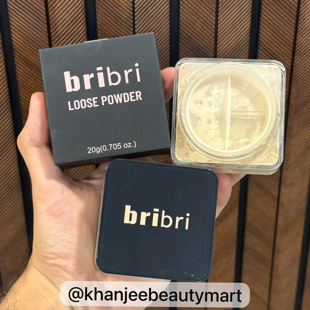 bribri 4-Grid Multi-Shade Loose Setting Powder