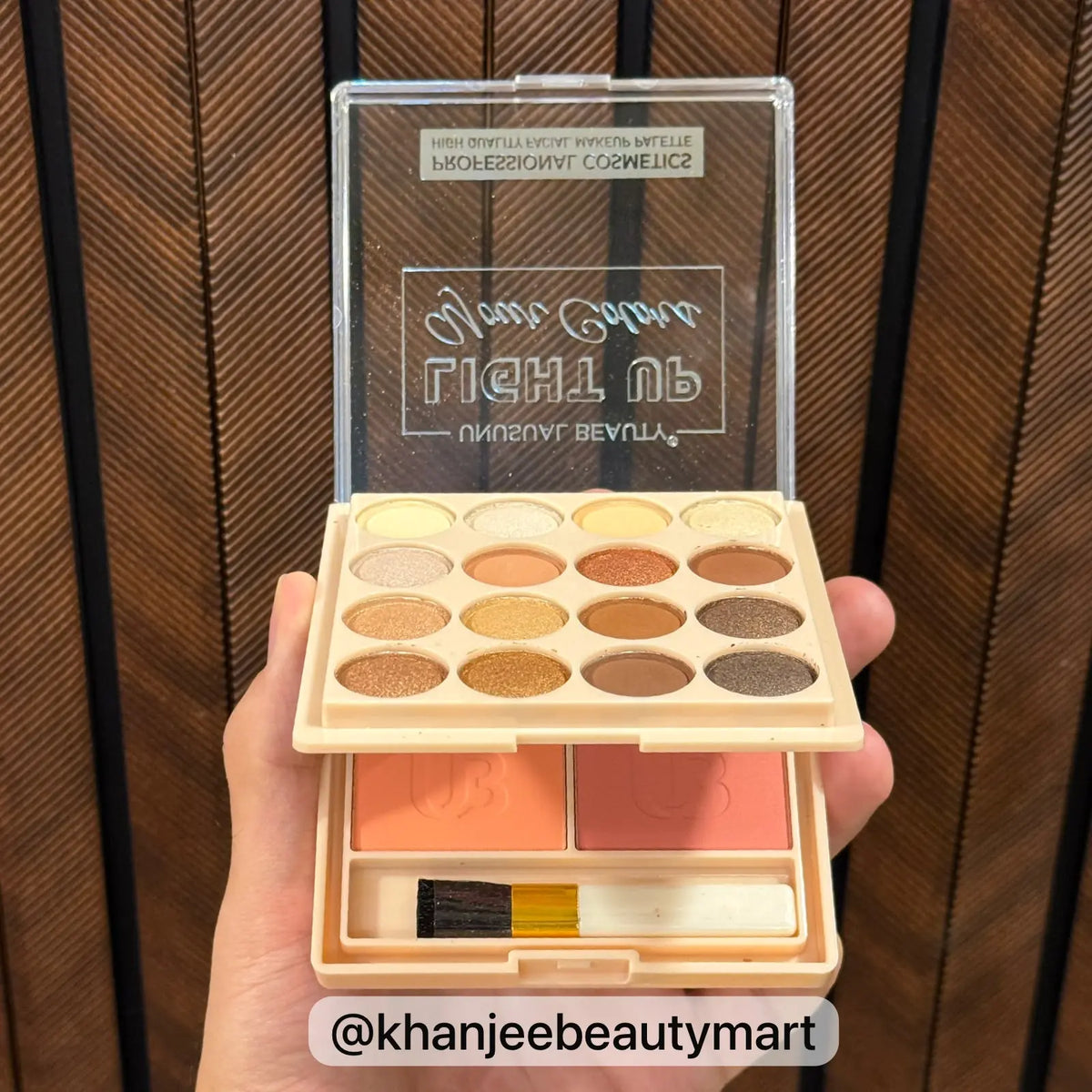 UnUsual Beauty 2 in 1 (Eyeshadow +Blush+Highliter) Makeup Pallete
