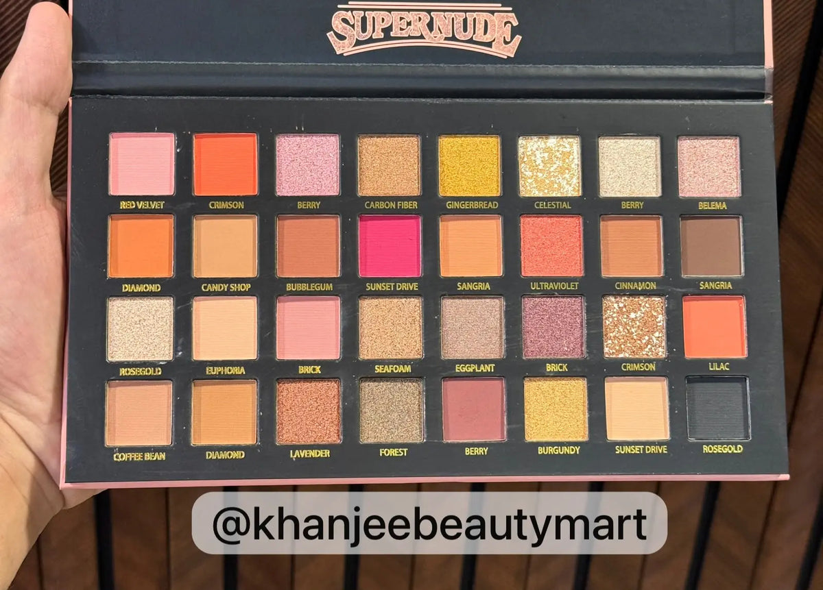 COCO URBAN Super Nude Palette 32-Color Eyeshadow Makeup Kit