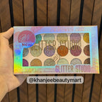 Beauty Nakeed GLITTER STUDIO 18-Color Pressed Glitter Eyeshadow Palette