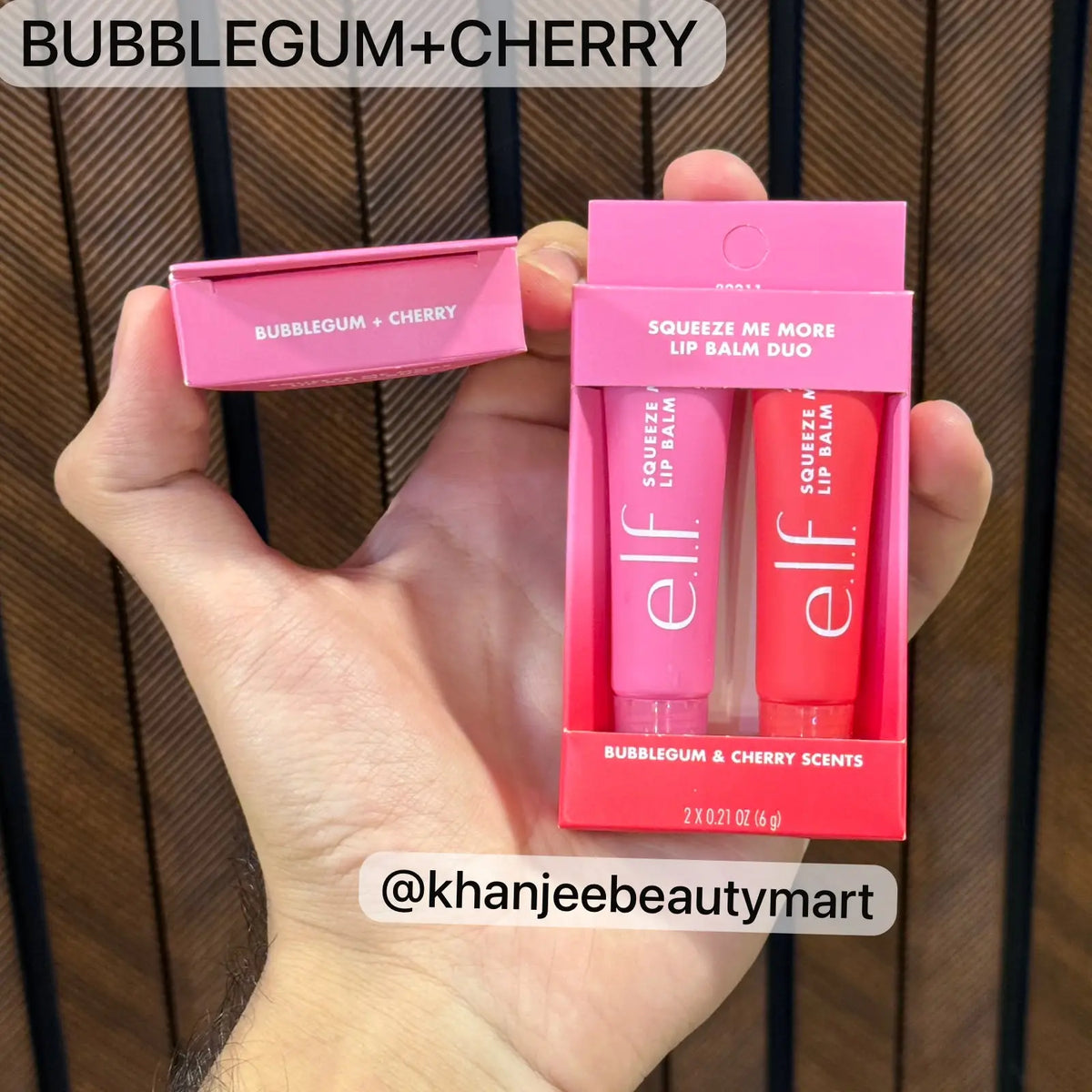 e.l.f. SQUEEZE ME MORE Lip Balm Duo - 2 in 1 Pack