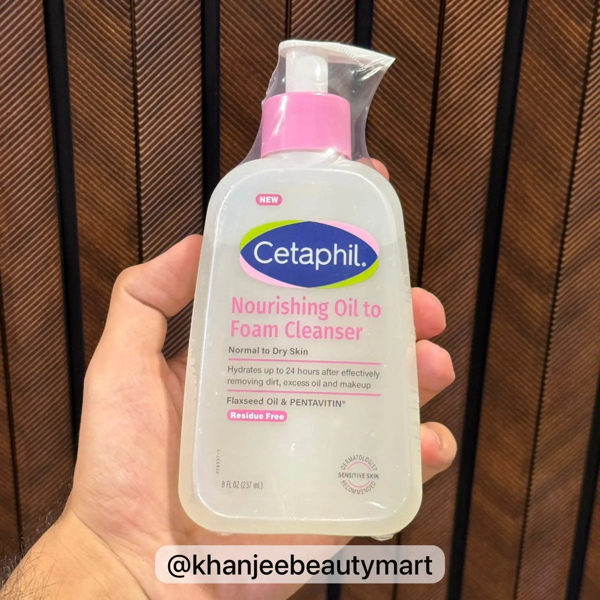 Cetaphil Nourishing Oil to Foam Cleanser for Normal to Dry Skin