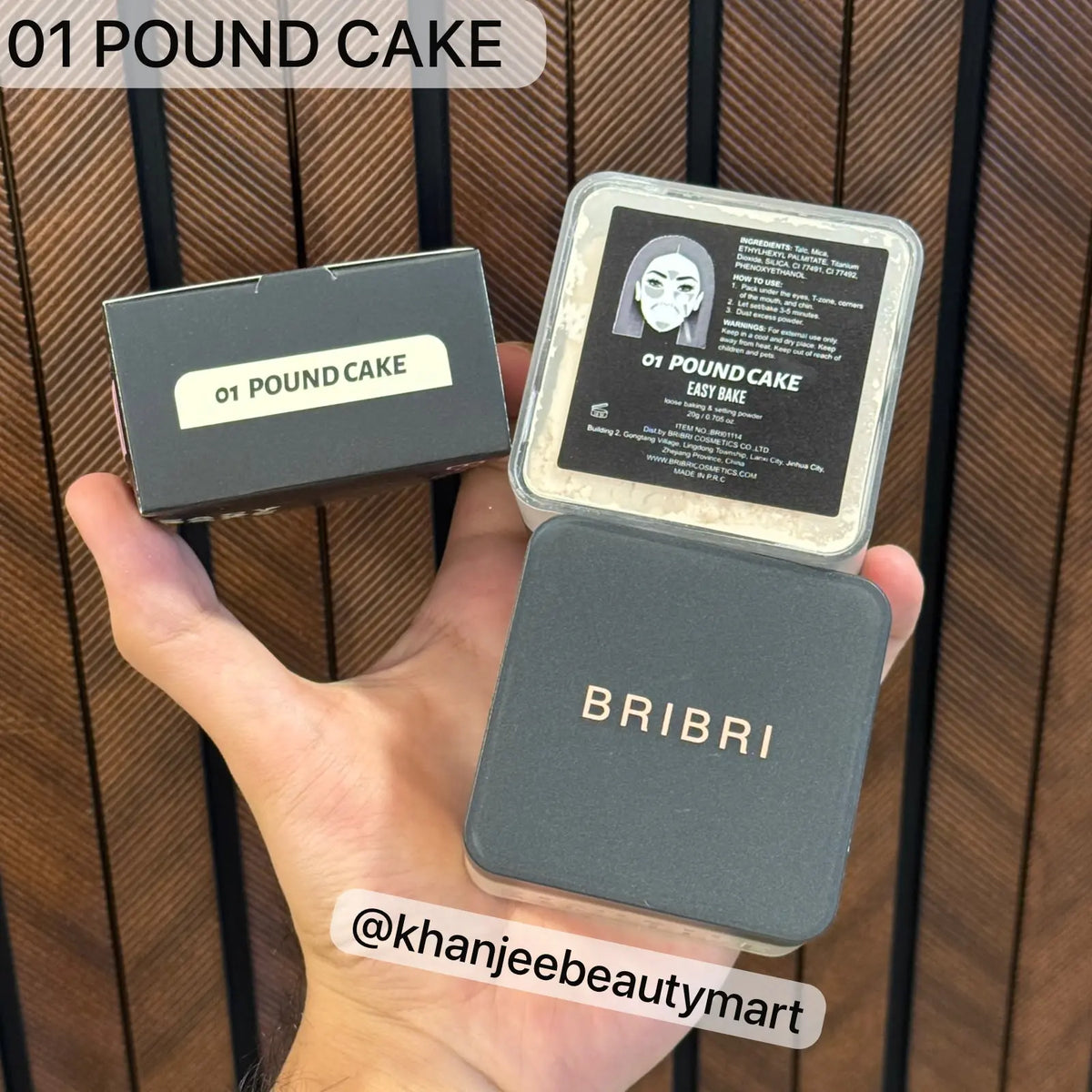 BRIBRI EASY BAKE Loose Baking & Setting Powder
