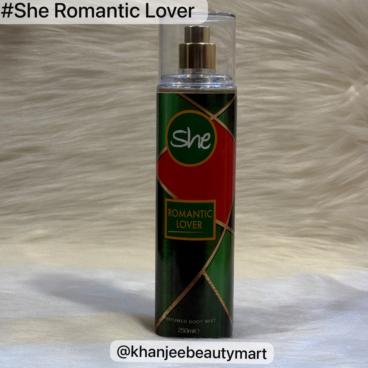 She... ROMANTIC LOVER Perfumed Body Mist Spray for Women (250ml)