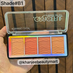 ROMANTIC COLOR Graceful 4-Color Blush & Face Palette Kit