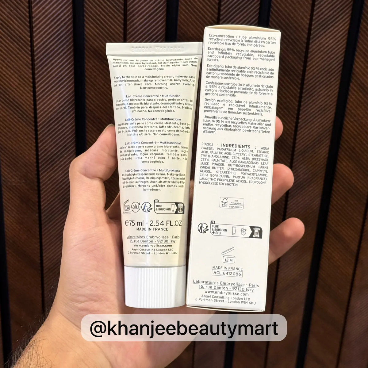 Embryolisse Lait-Crème Concentré Multi-Function Moisturizer – 75ml
