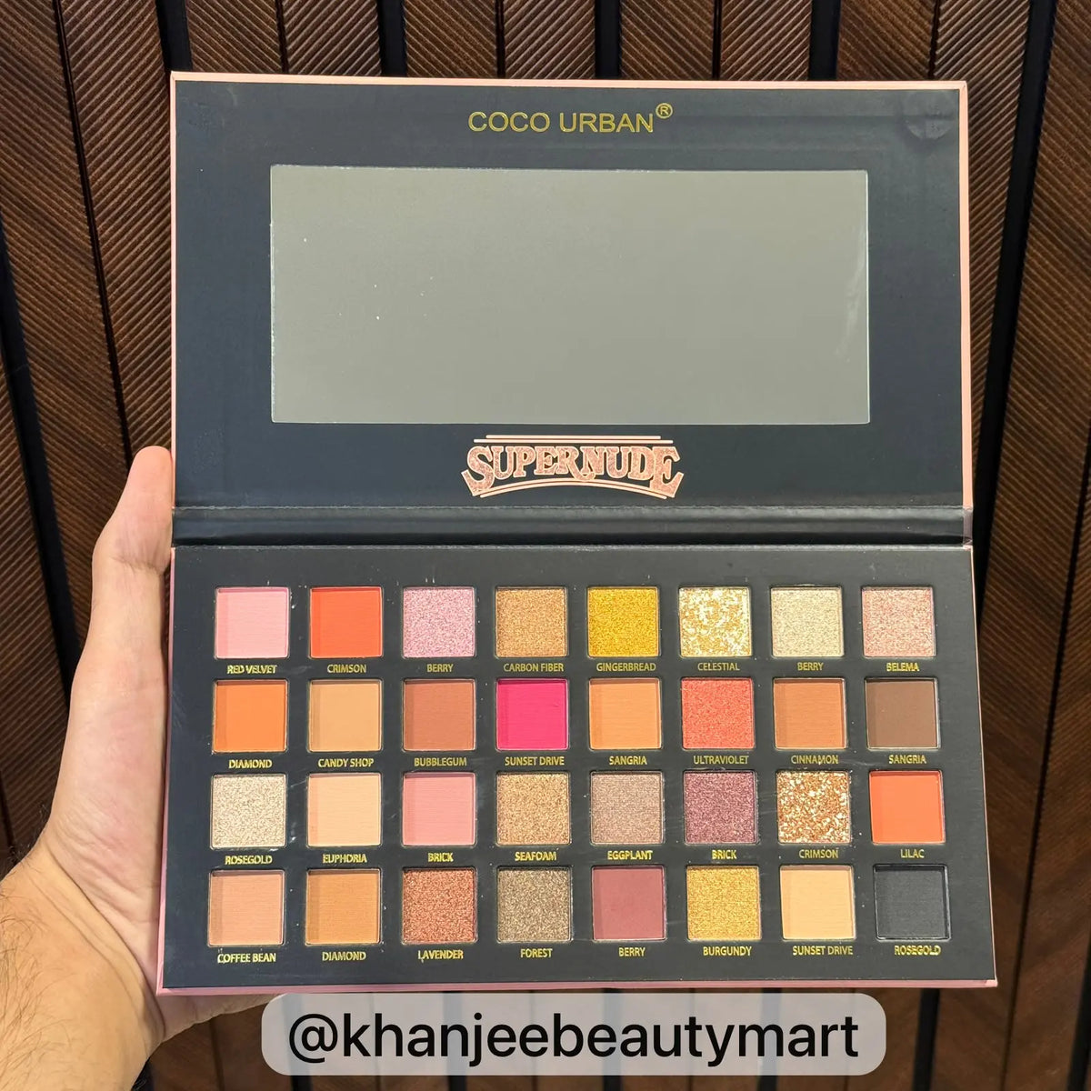 COCO URBAN Super Nude Palette 32-Color Eyeshadow Makeup Kit