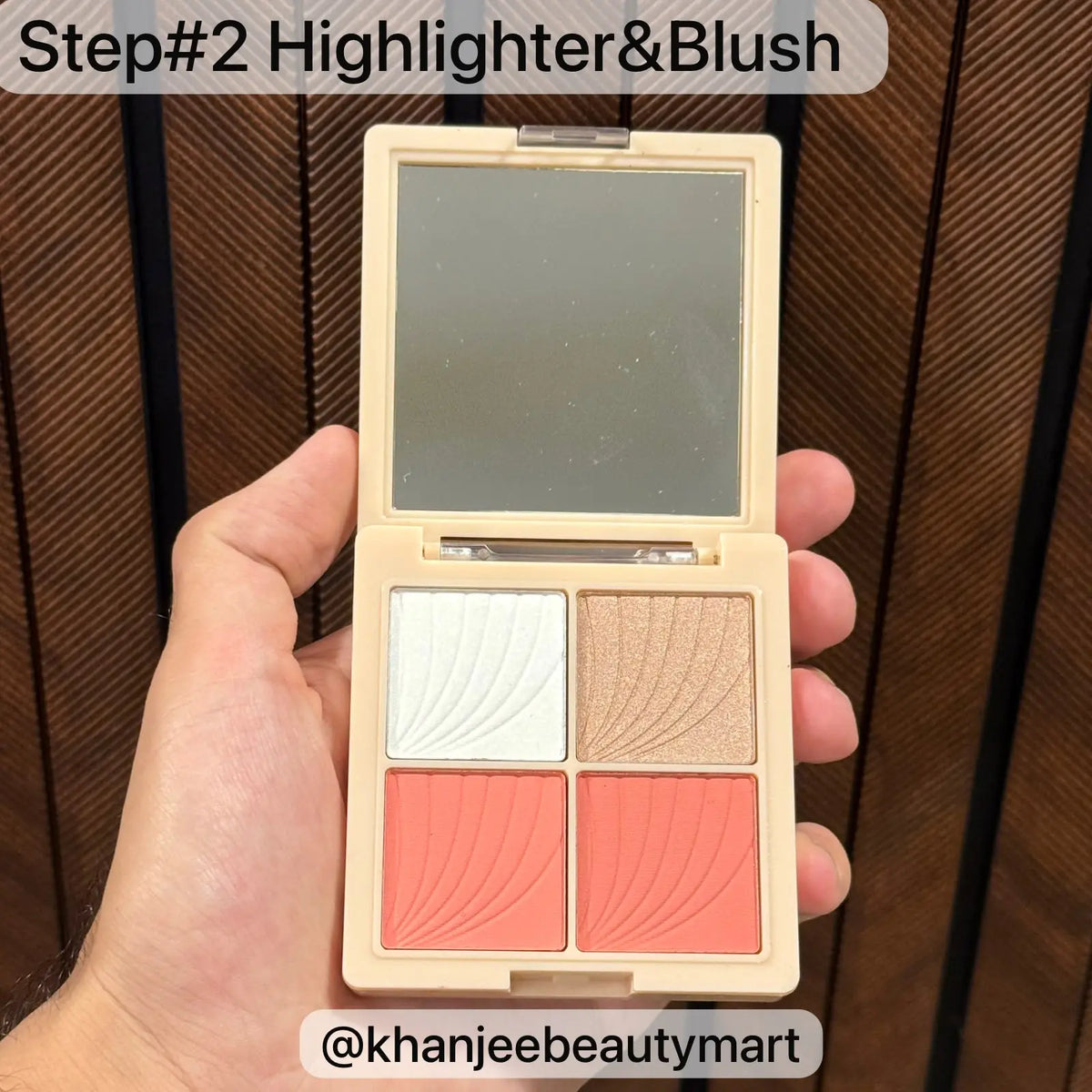 Tik Tok 3-Layer All-In-One Makeup Palette (Eyeshadow, Blush & Contour)