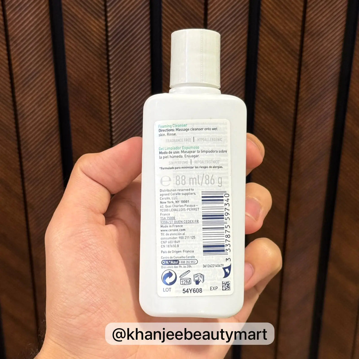 CeraVe Foaming Cleanser For Normal to Oily Skin