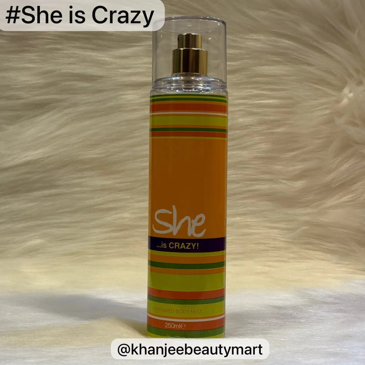 She... is LOVE! Perfumed Body Mist Spray for Women (250ml)