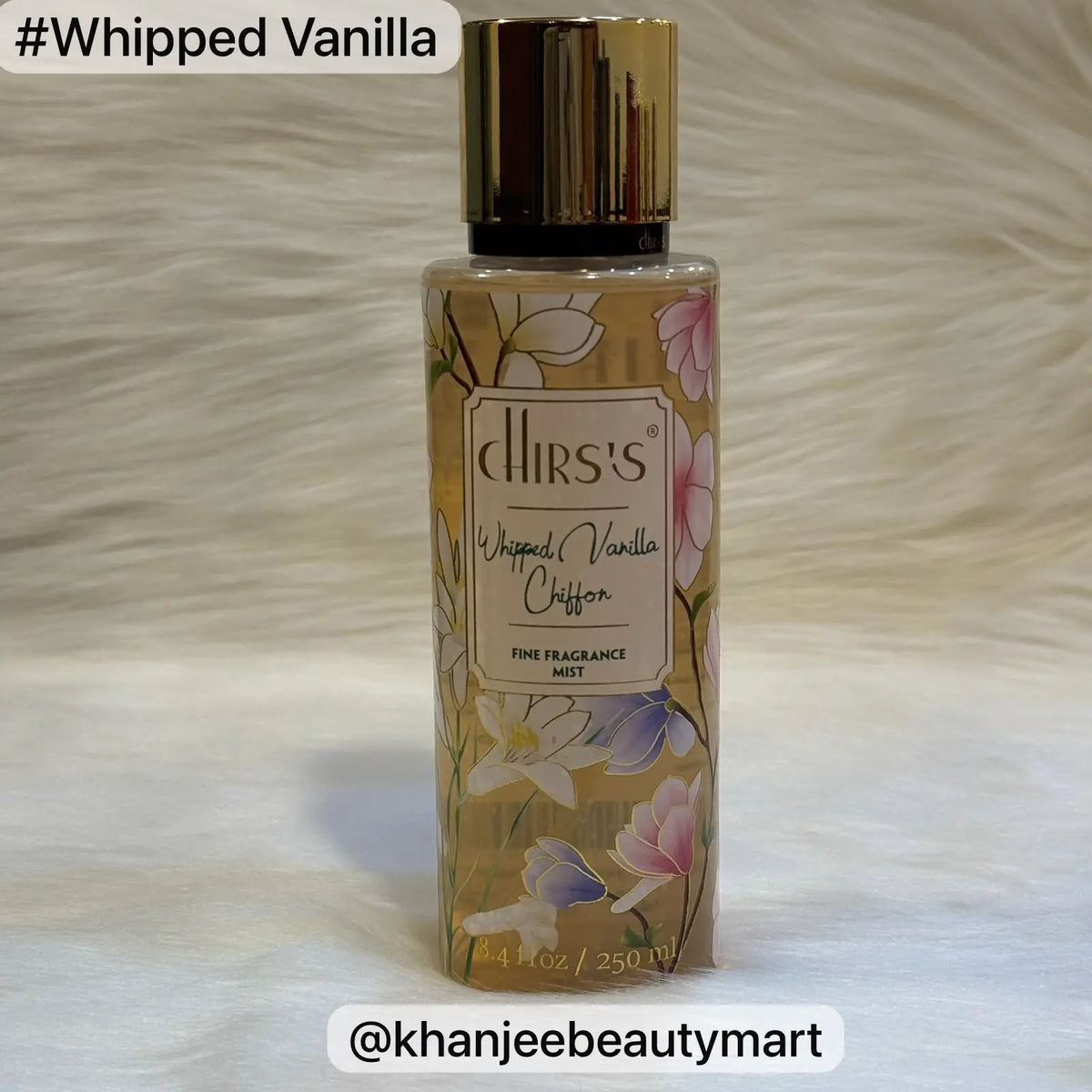 CHIRS'S Whipped Vanilla Chiffon Fine Fragrance Body Mist (250ml / 8.4 fl. oz.)