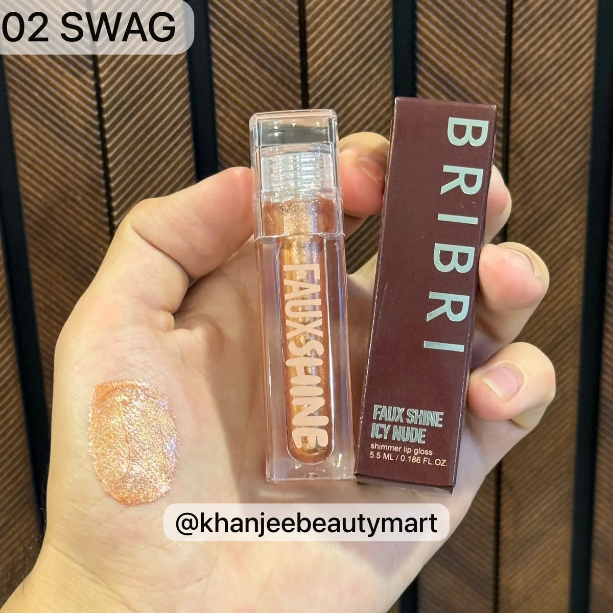 BRIBRI FAUX SHINE Shimmer Lip Gloss Collection