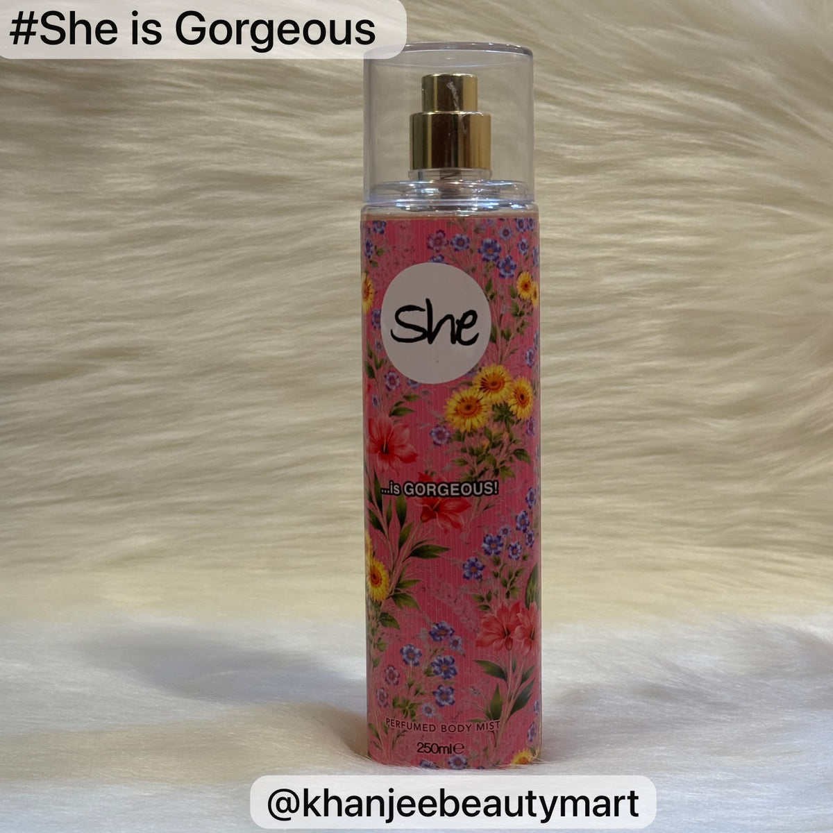 She... ROMANTIC LOVER Perfumed Body Mist Spray for Women (250ml)