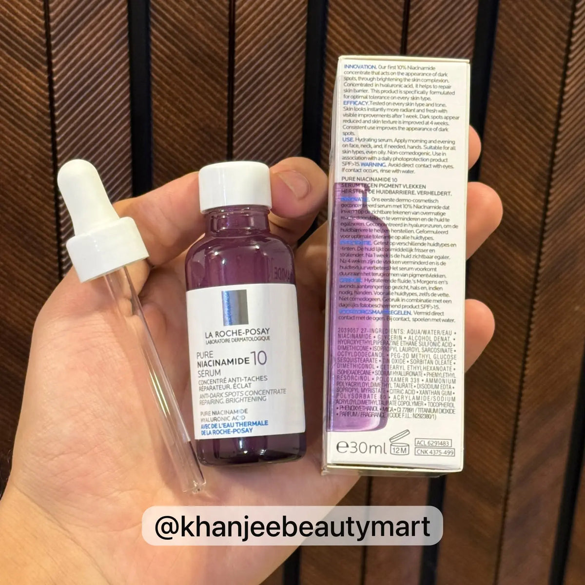 La Roche-Posay Pure Niacinamide 10 Serum (30 ml / Made in France)