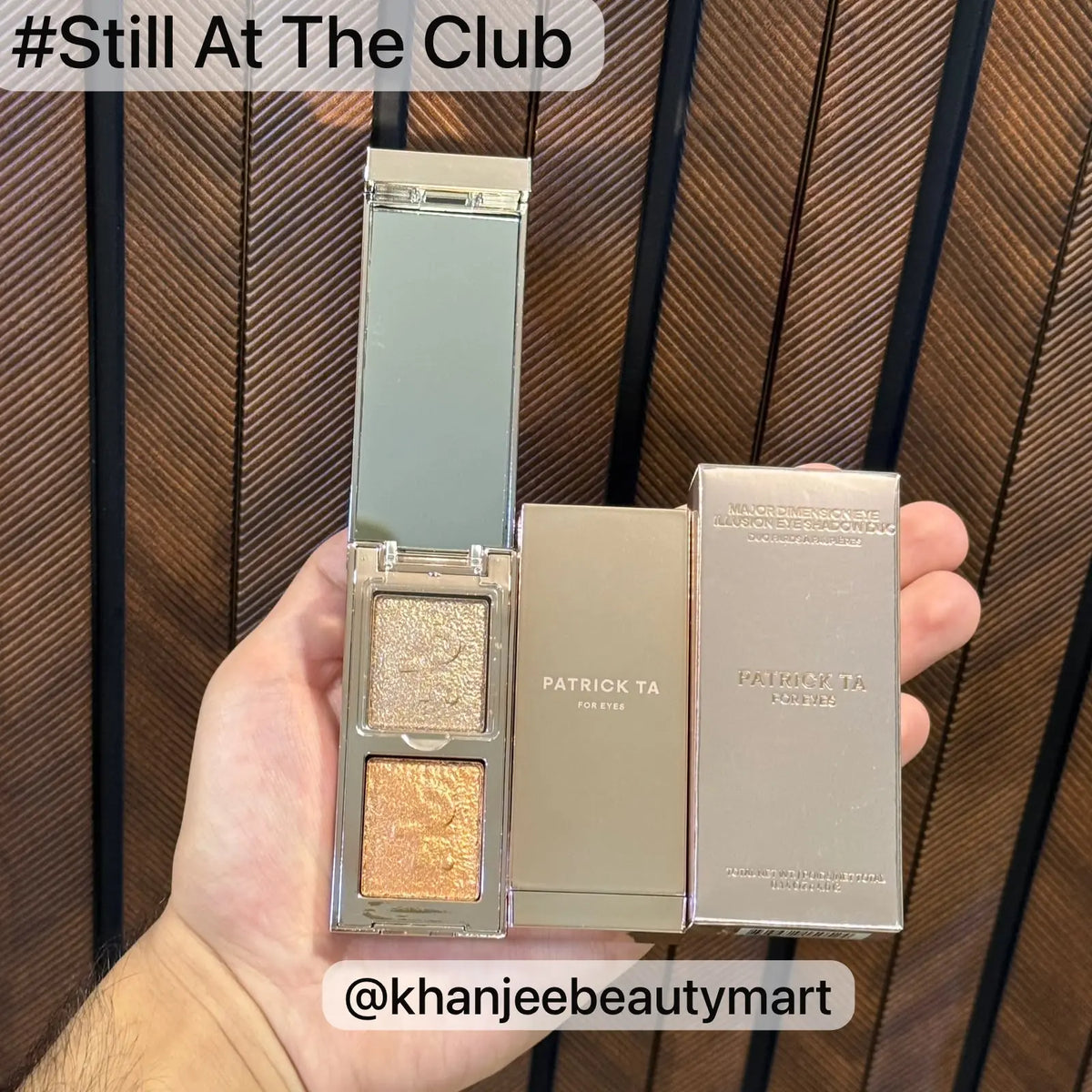 PATRICK TA Major Glow Shimmer & Highlight Eyeshadow Duo Compacts (4 Shade Options Available)