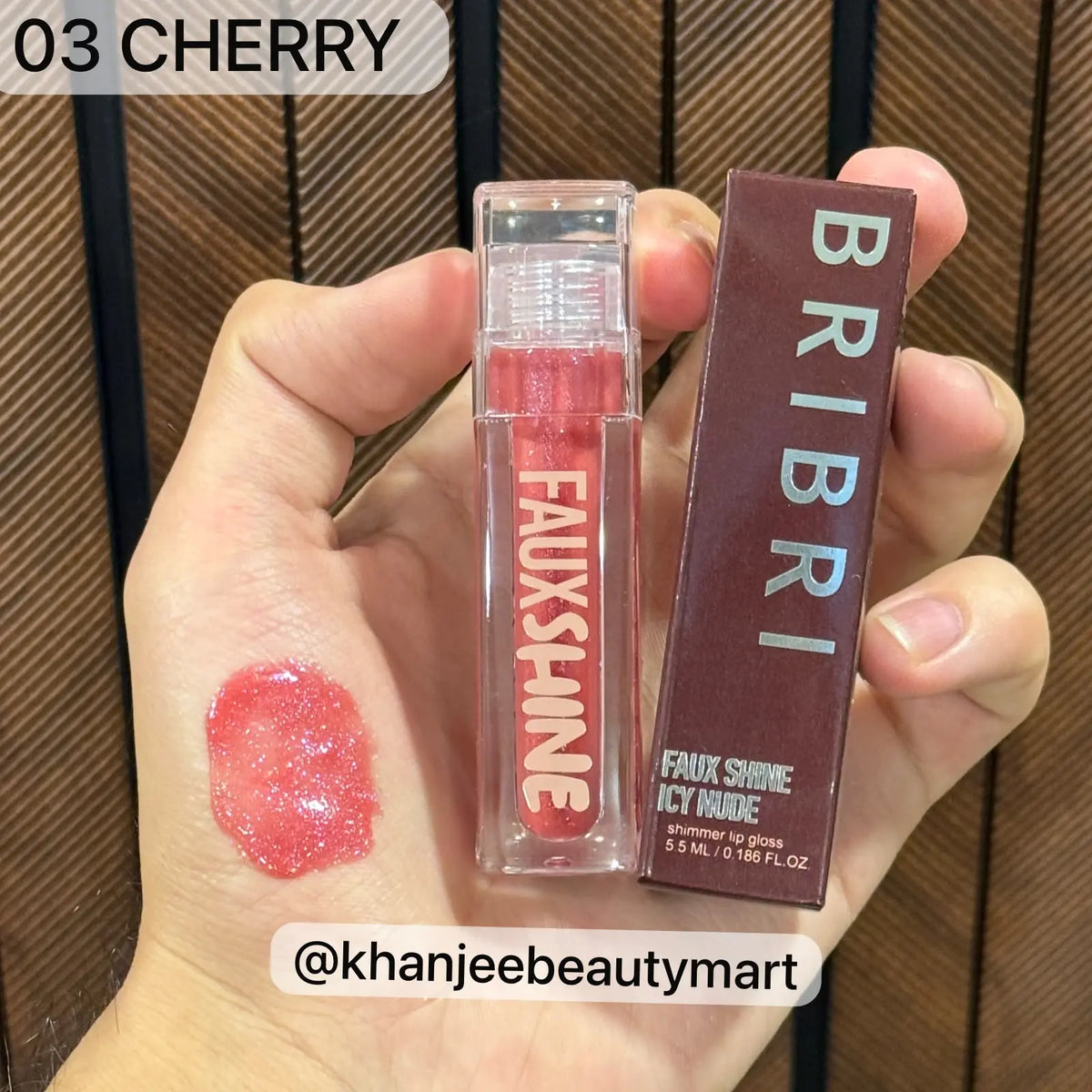 BRIBRI FAUX SHINE Shimmer Lip Gloss Collection