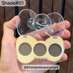 DoDo Girl Bow-Shaped 3-Color Eyebrow Powder Palette Kit