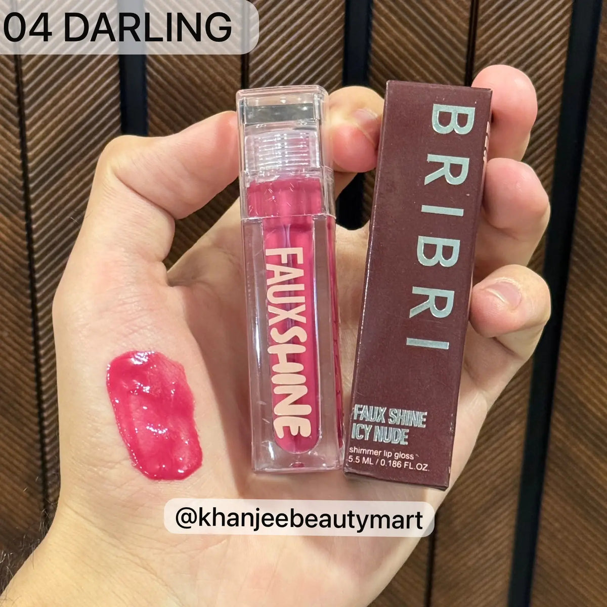 BRIBRI FAUX SHINE Shimmer Lip Gloss Collection