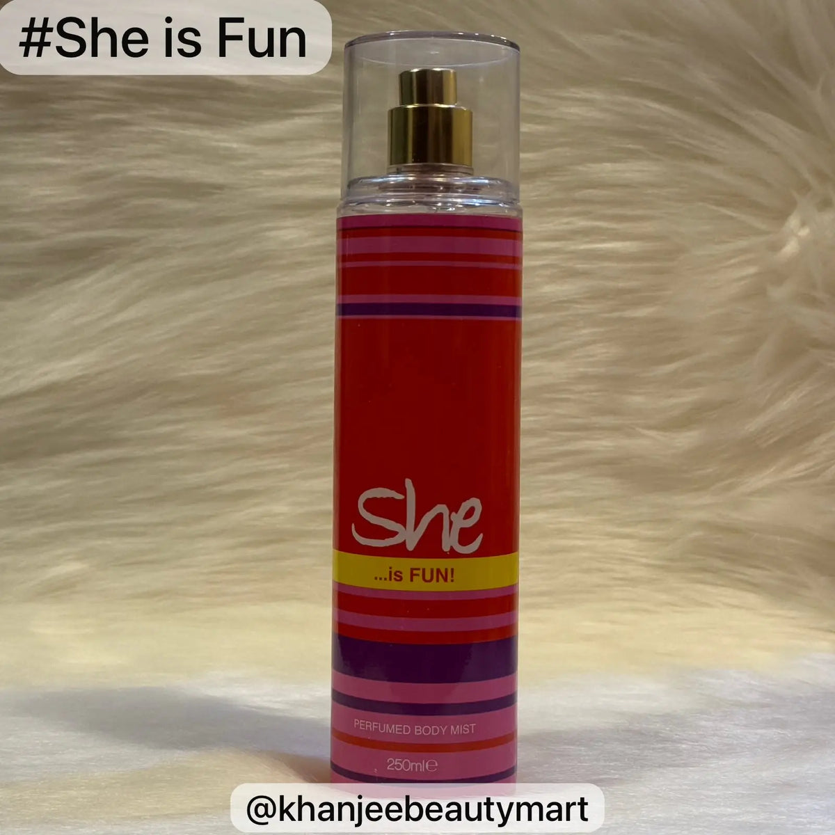 She... is LOVE! Perfumed Body Mist Spray for Women (250ml)