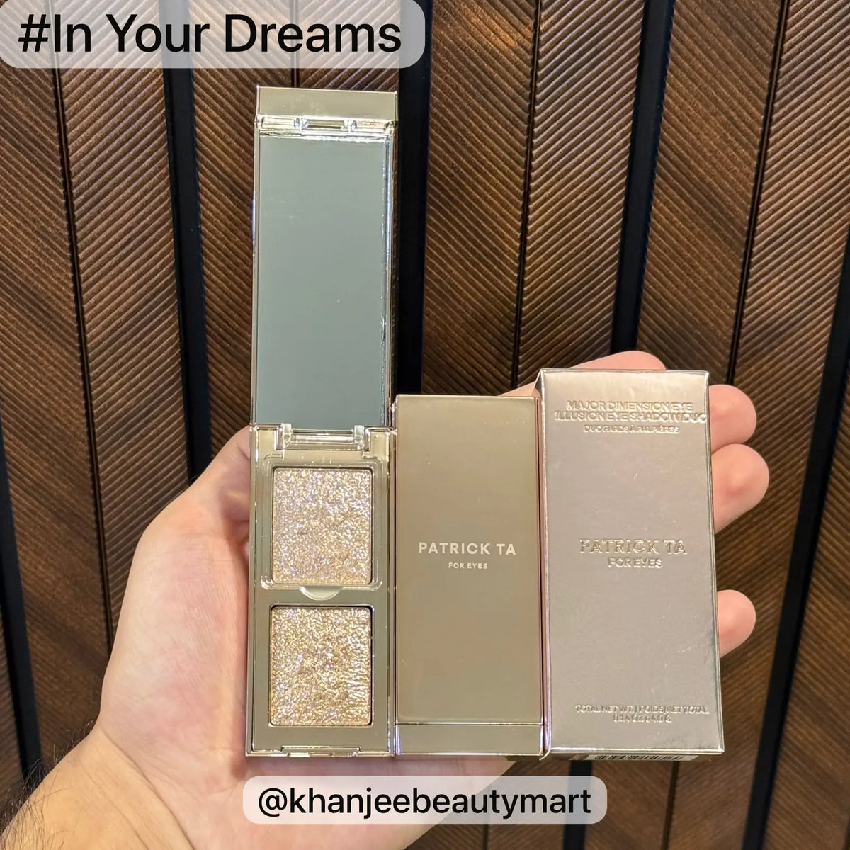 PATRICK TA Major Glow Shimmer & Highlight Eyeshadow Duo Compacts (4 Shade Options Available)