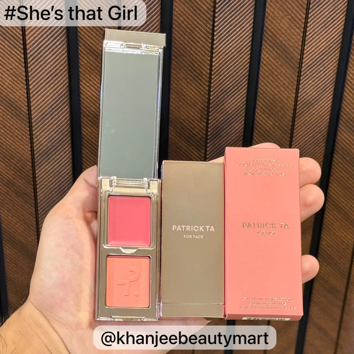 PATRICK TA Major Headlines Double-Take Cream & Powder Blush Duo Compacts (3 Shade Options Available)