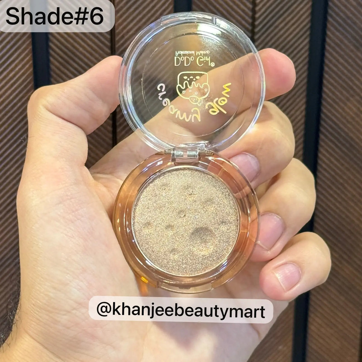 DoDo Girl Creamy Glow Single Shimmer Highlighter & Eyeshadow Pots