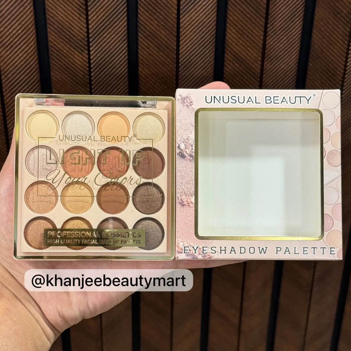 UnUsual Beauty 2 in 1 (Eyeshadow +Blush+Highliter) Makeup Pallete