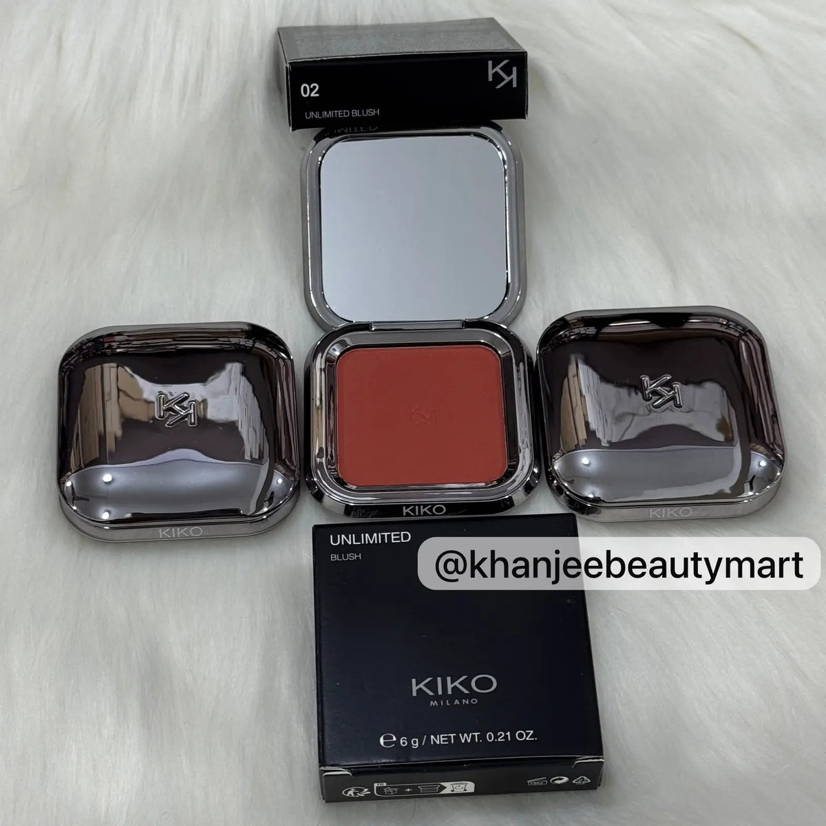 KIKO Milano Unlimited Blush Long-Lasting Powder Blush Set