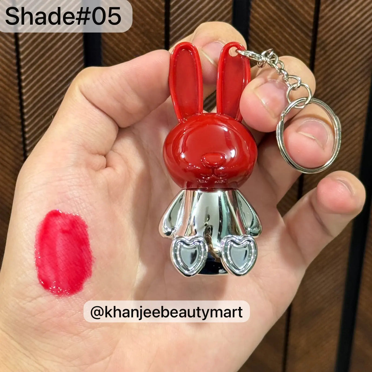 Karité Cute Bunny Lip Gloss Keychain Set (4 Shades Available)
