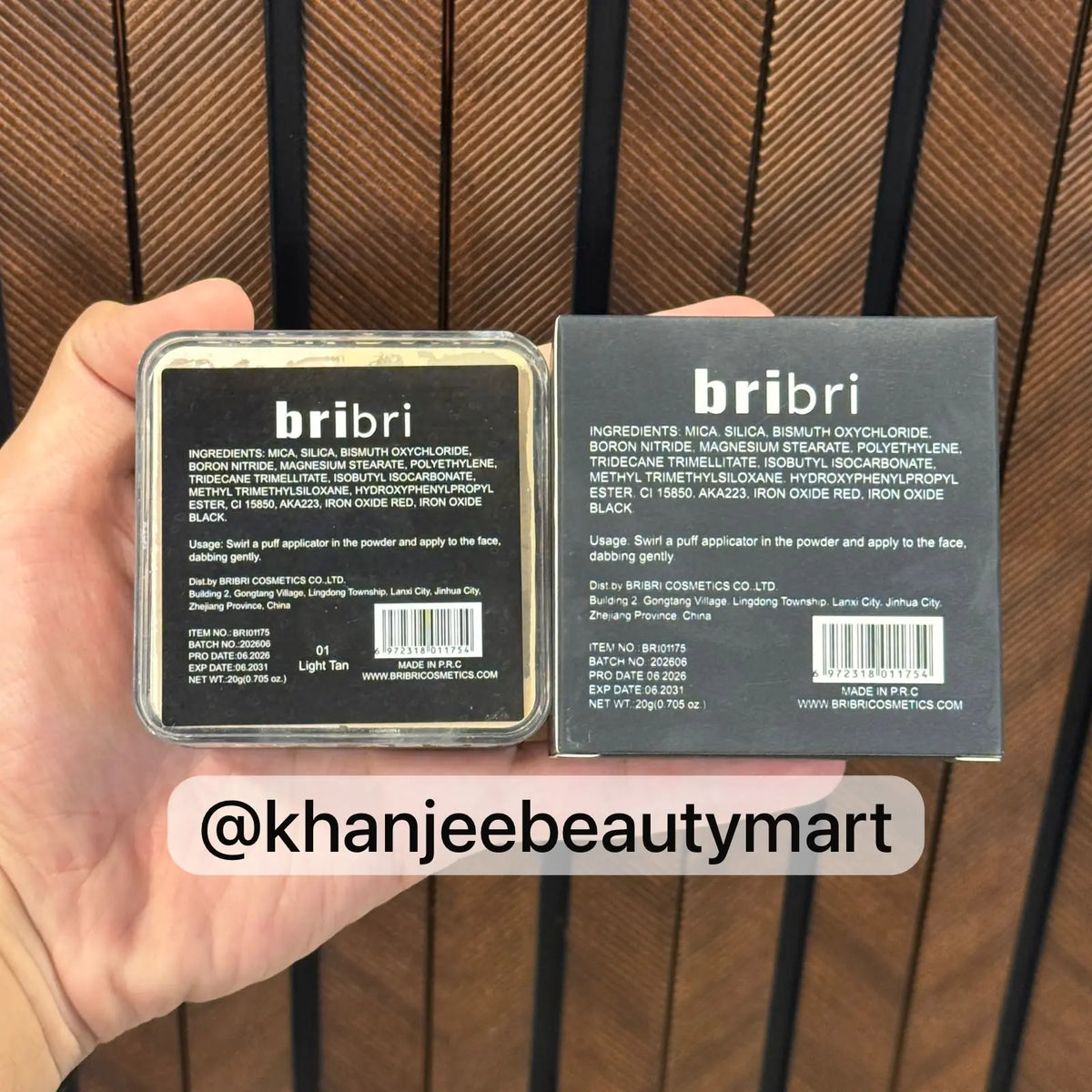 bribri 4-Grid Multi-Shade Loose Setting Powder