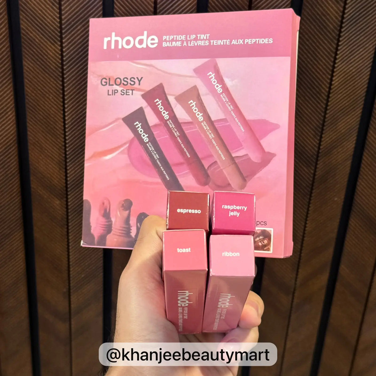 rhode Peptide Lip Tint Glossy Lip Set